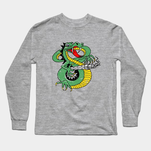 WW2 Dragon Squadron logo Long Sleeve T-Shirt by Illustratorator